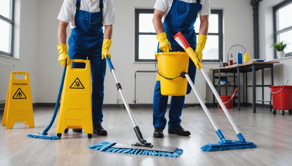 Services de nettoyage : quels sont les risques professionnels ?